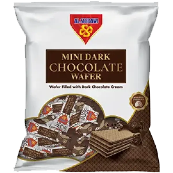 ويفر ميني محشو بكريمة الشوكولاتة الداكنة 200 جم