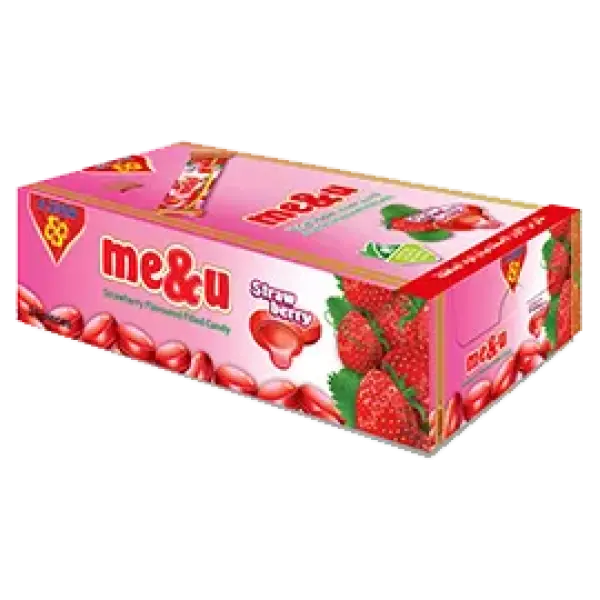 مي أند يو دروبس أصابع بالفراولة باكيت 24 حبة * 30 جم